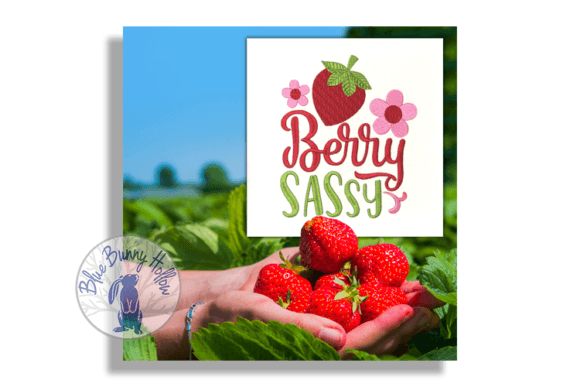Berry Sassy: A Playful, Polished Embroidery Design for Boutique Apparel