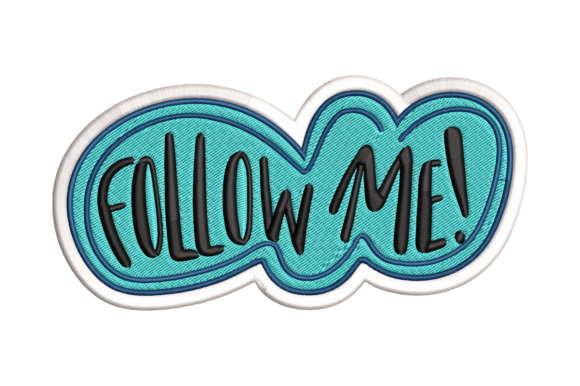 Follow Me: A Thoughtful Embroidery Design for Meaningful Gifts