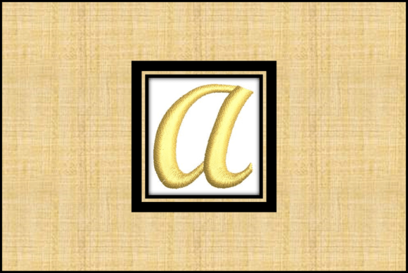 Gold Font-a: Elegant Holiday Monogramming
