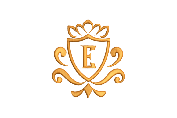 Monogram Letter E: Elegant Wedding Monogram for Holiday Gifting